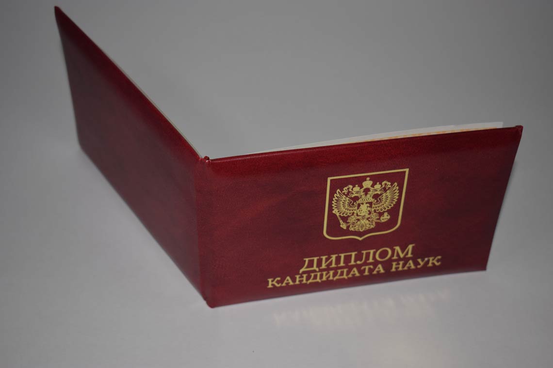 Диплом Кандидата Наук 2017-2025 в Пензе корка
