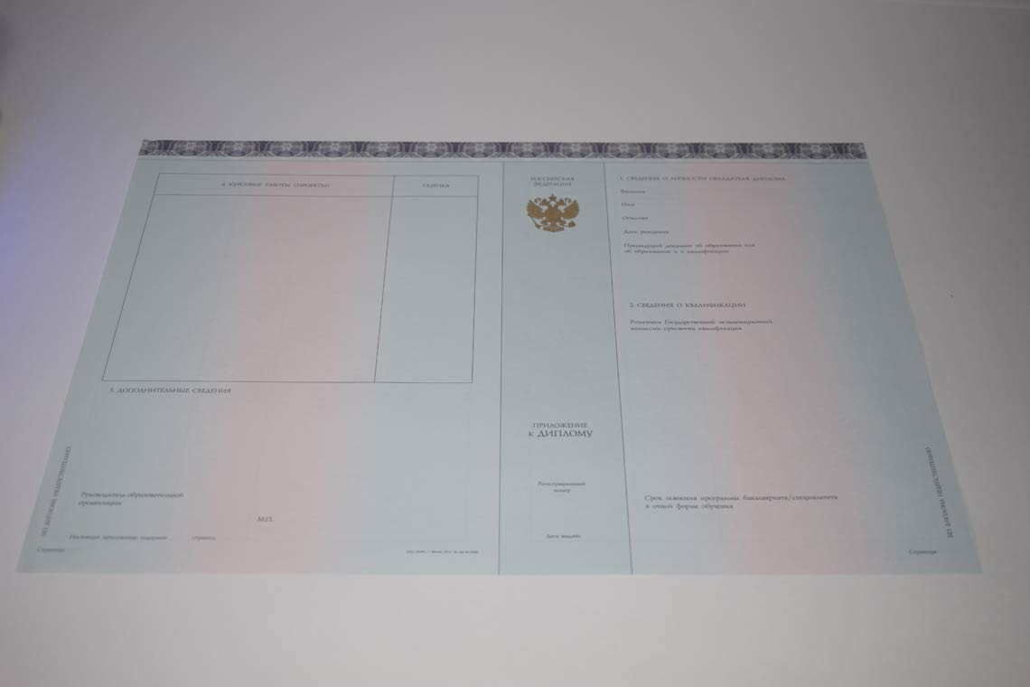Диплом МГИМО 2014-2025 в Пензе приложение